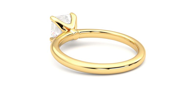 Taylor & Hart Grace Asscher Engagement Ring 360 degree image 17