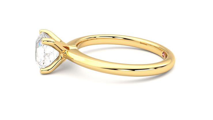 Taylor & Hart Grace Asscher Engagement Ring 360 degree image 21