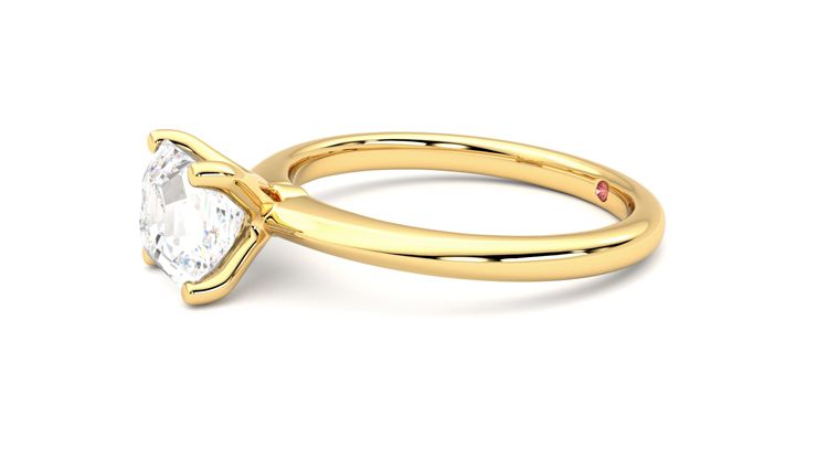 Taylor & Hart Grace Asscher Engagement Ring 360 degree image 22