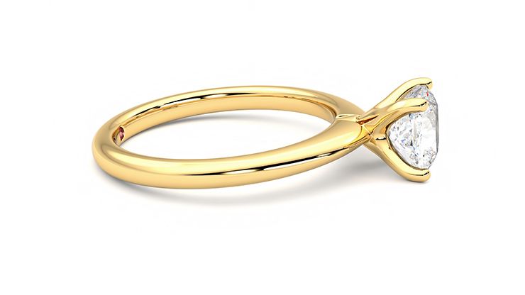 Taylor & Hart Grace Cushion Engagement Ring 360 degree image 9