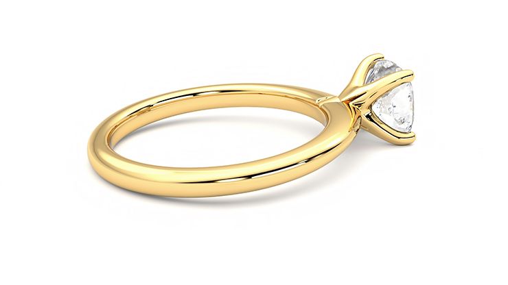 Taylor & Hart Grace Cushion Engagement Ring 360 degree image 11