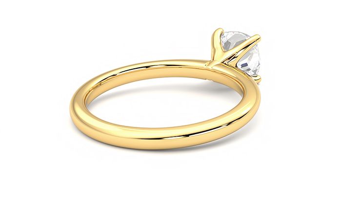 Taylor & Hart Grace Cushion Engagement Ring 360 degree image 13
