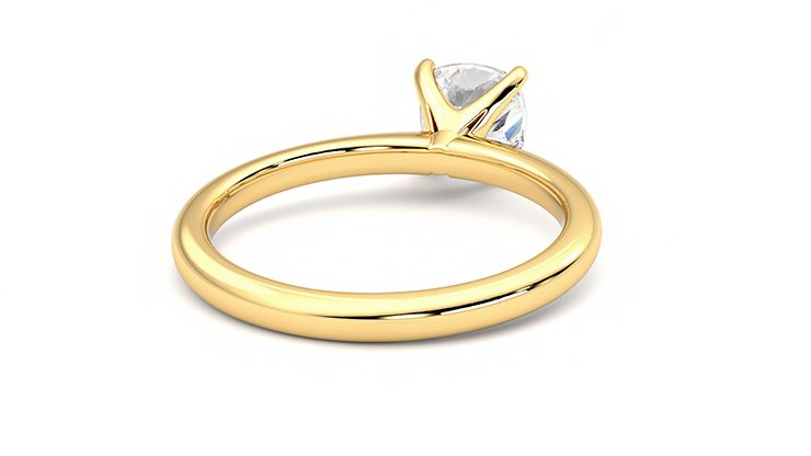 Taylor & Hart Grace Cushion Engagement Ring 360 degree image 14