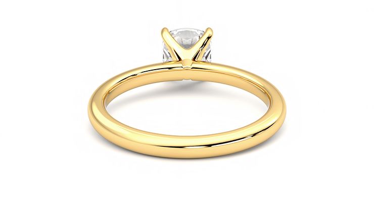 Taylor & Hart Grace Cushion Engagement Ring 360 degree image 15