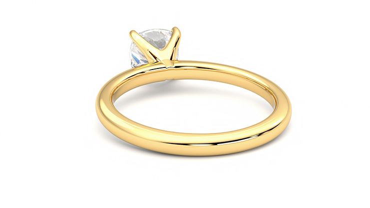 Taylor & Hart Grace Cushion Engagement Ring 360 degree image 16