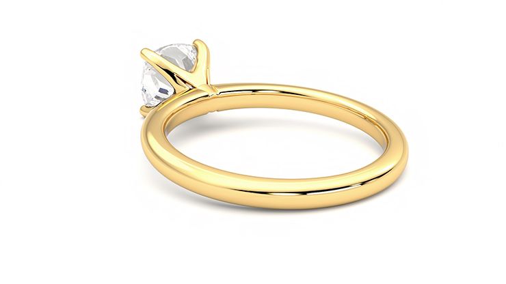 Taylor & Hart Grace Cushion Engagement Ring 360 degree image 17