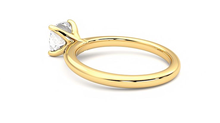 Taylor & Hart Grace Cushion Engagement Ring 360 degree image 18