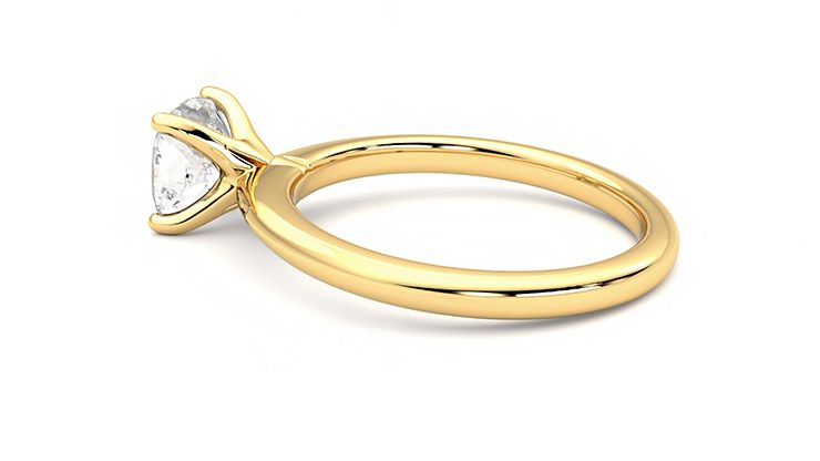 Taylor & Hart Grace Cushion Engagement Ring 360 degree image 19