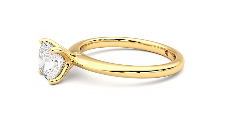 Taylor & Hart Grace Cushion Engagement Ring 360 degree image 22