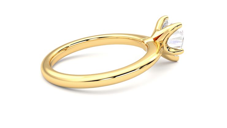 Taylor & Hart Grace Heart Engagement Ring 360 degree image 11