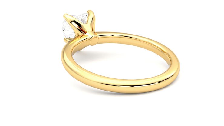 Taylor & Hart Grace Heart Engagement Ring 360 degree image 17
