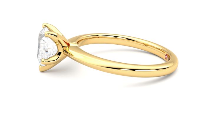 Taylor & Hart Grace Heart Engagement Ring 360 degree image 21