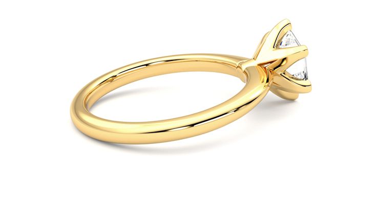 Taylor & Hart Grace Hexagonal Engagement Ring 360 degree image 11
