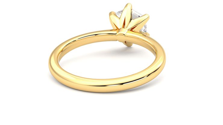 Taylor & Hart Grace Hexagonal Engagement Ring 360 degree image 14
