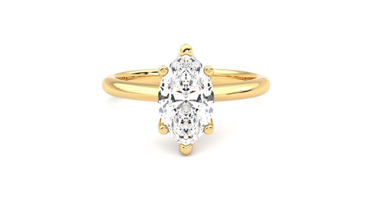 Taylor & Hart Grace Marquise Engagement Ring 360 degree image 0