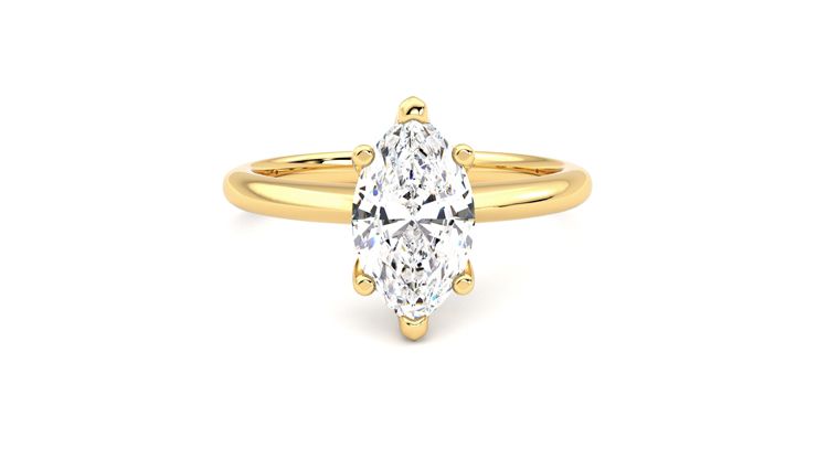 Taylor & Hart Grace Marquise Engagement Ring 360 degree image 1