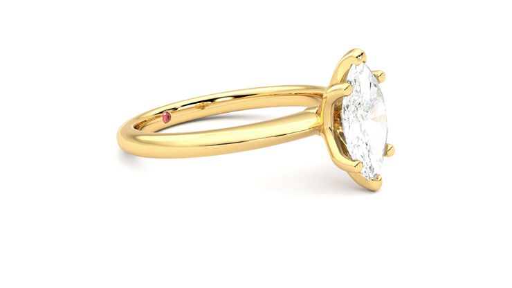 Taylor & Hart Grace Marquise Engagement Ring 360 degree image 7