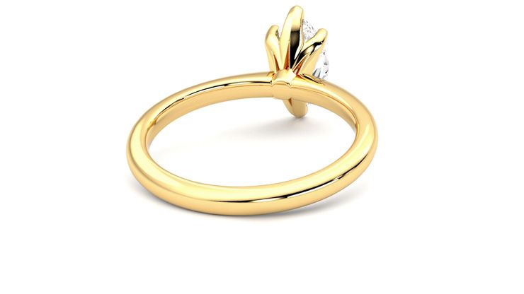 Taylor & Hart Grace Marquise Engagement Ring 360 degree image 14