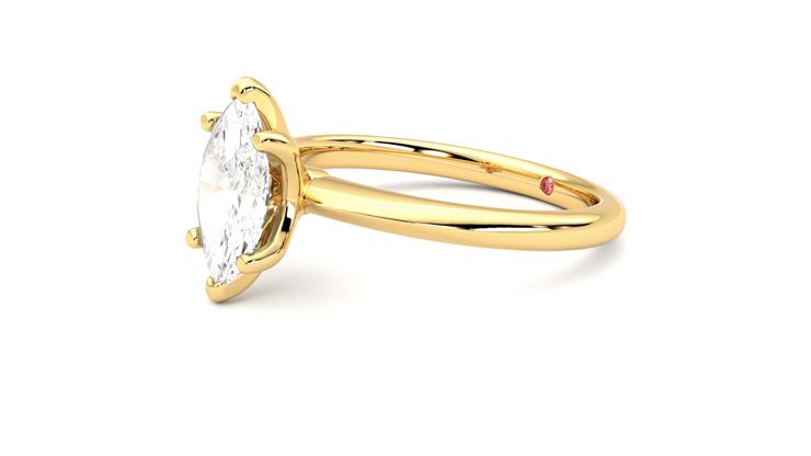 Taylor & Hart Grace Marquise Engagement Ring 360 degree image 23