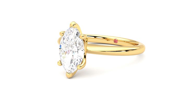 Taylor & Hart Grace Marquise Engagement Ring 360 degree image 25