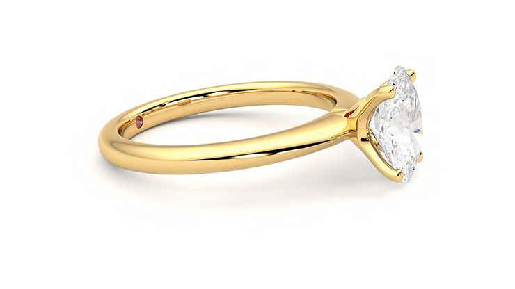 Taylor & Hart Grace Oval Engagement Ring 360 degree image 8