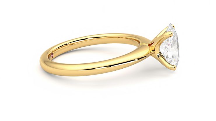 Taylor & Hart Grace Oval Engagement Ring 360 degree image 9