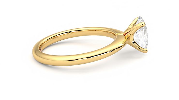 Taylor & Hart Grace Oval Engagement Ring 360 degree image 10