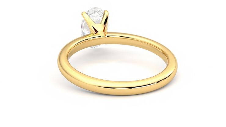 Taylor & Hart Grace Oval Engagement Ring 360 degree image 16