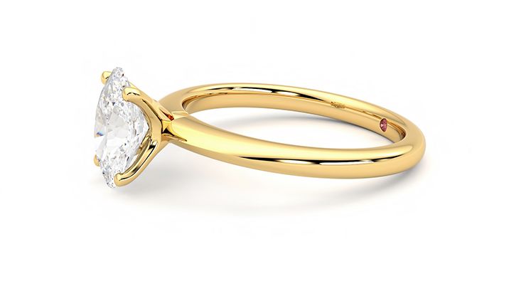 Taylor & Hart Grace Oval Engagement Ring 360 degree image 22