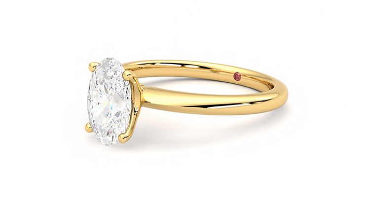 Taylor & Hart Grace Oval Engagement Ring 360 degree image 24