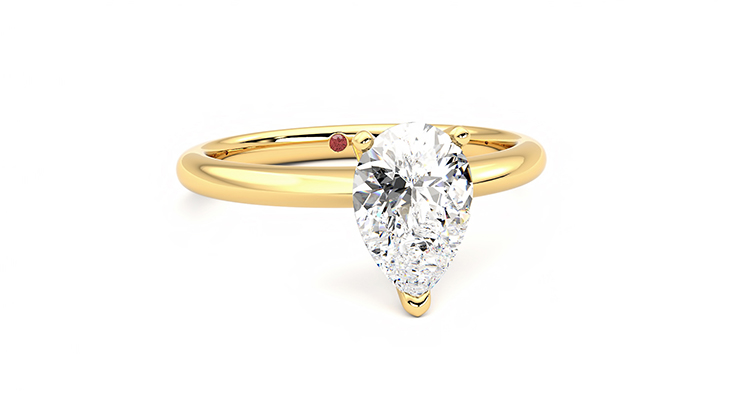 Marquise Cut with Pear Cut Side Diamond Ring | Deltora Diamonds AU