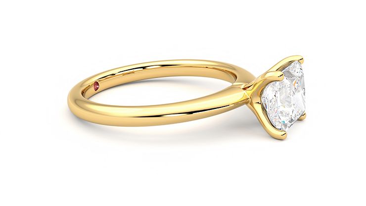 Taylor & Hart Grace Princess Engagement Ring 360 degree image 8