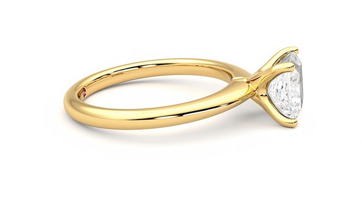 Taylor & Hart Grace Princess Engagement Ring 360 degree image 9