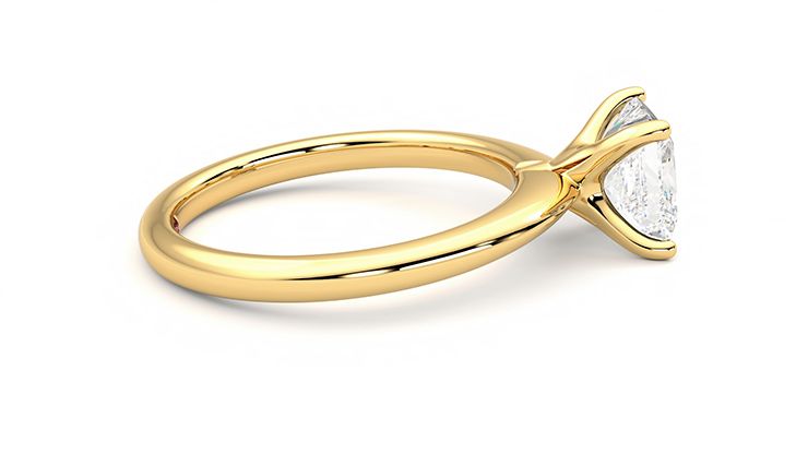 Taylor & Hart Grace Princess Engagement Ring 360 degree image 10