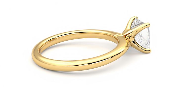 Taylor & Hart Grace Princess Engagement Ring 360 degree image 11