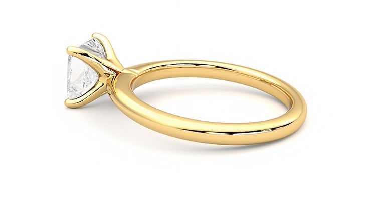 Taylor & Hart Grace Princess Engagement Ring 360 degree image 19