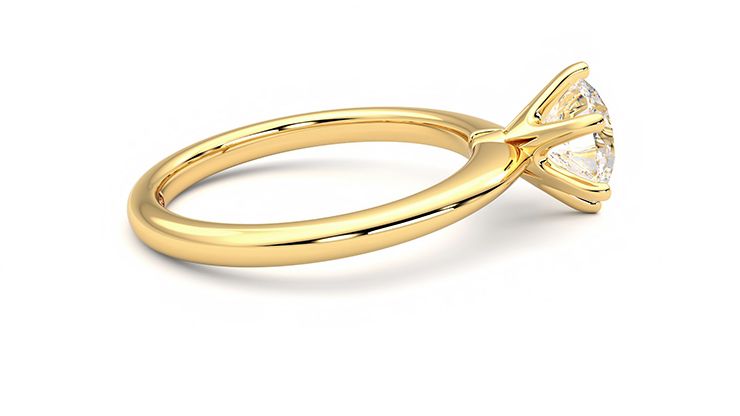 Taylor & Hart Grace Round Engagement Ring 360 degree image 10