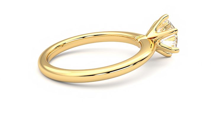 Taylor & Hart Grace Round Engagement Ring 360 degree image 11