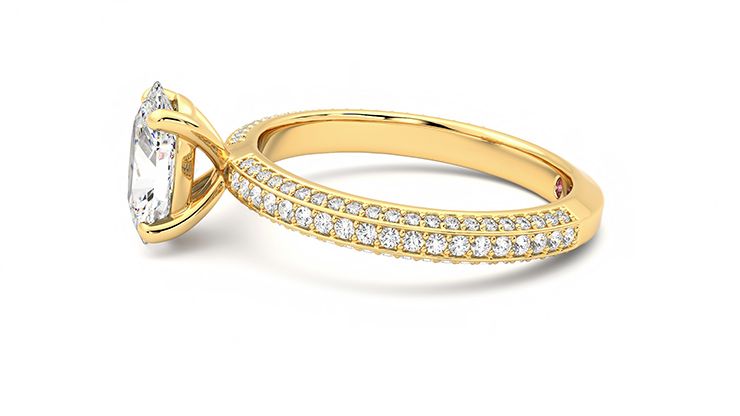 Taylor & Hart Halcyon Oval Engagement Ring 360 degree image 21
