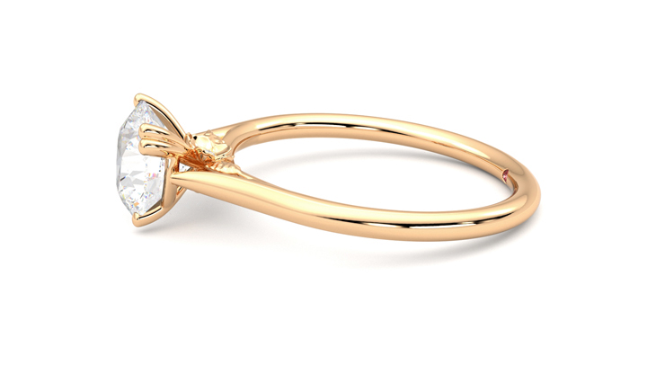 Taylor & Hart Hana Round Engagement Ring 360 degree image 21