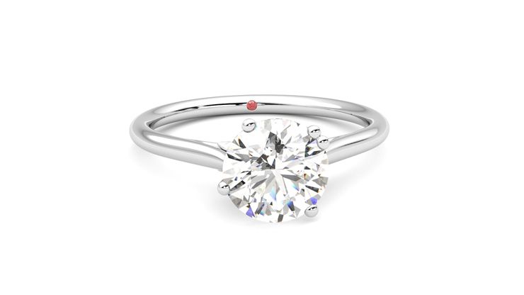 Taylor & Hart Hana Round Engagement Ring 360 degree image 2