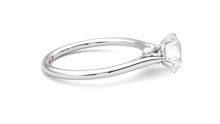 Taylor & Hart Hana Round Engagement Ring 360 degree image 9