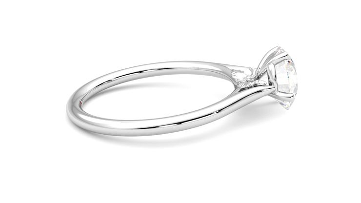 Taylor & Hart Hana Round Engagement Ring 360 degree image 10