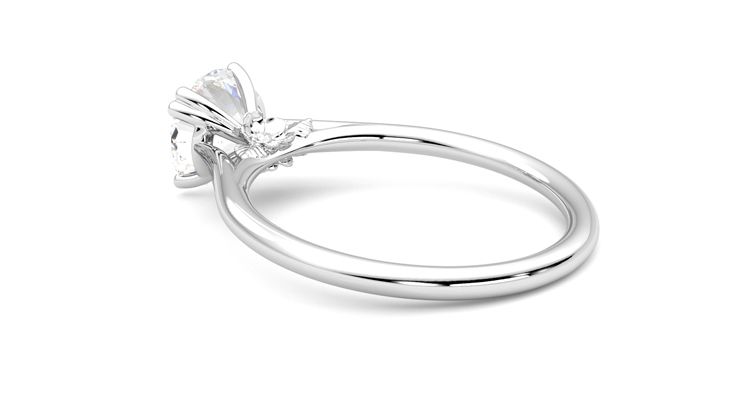 Taylor & Hart Hana Round Engagement Ring 360 degree image 18