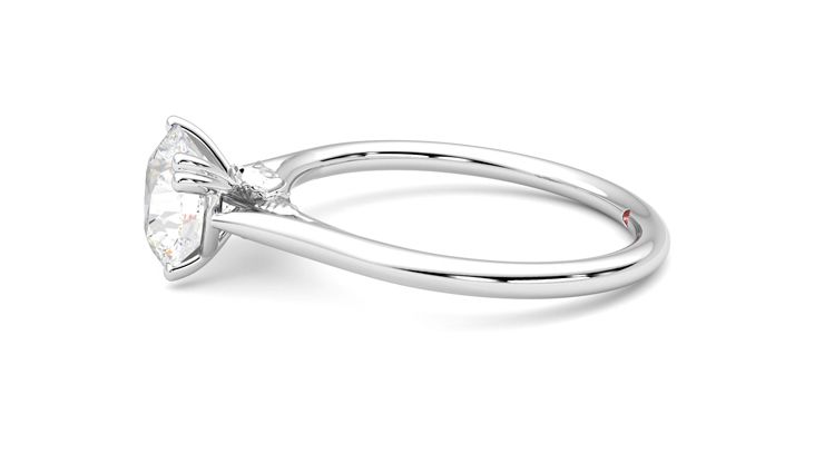 Taylor & Hart Hana Round Engagement Ring 360 degree image 21