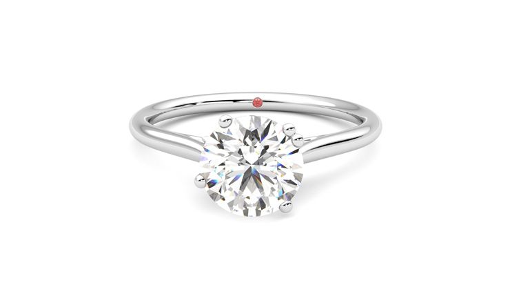 Taylor & Hart Hana Round Engagement Ring 360 degree image 29