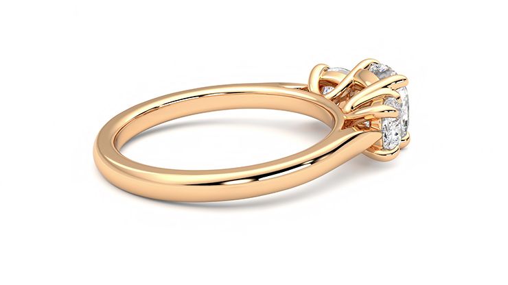 Taylor & Hart Harmony Cushion Engagement Ring 360 degree image 11