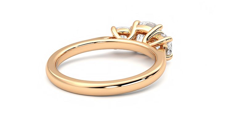 Taylor & Hart Harmony Cushion Engagement Ring 360 degree image 13