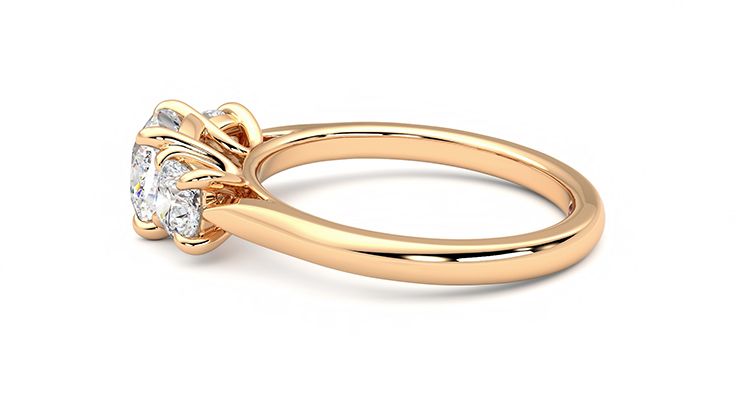 Taylor & Hart Harmony Cushion Engagement Ring 360 degree image 20