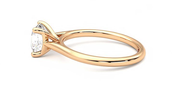 Taylor & Hart Hope Asscher Engagement Ring 360 degree image 20
